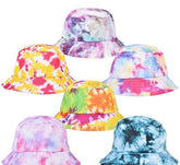 Buy TIE DYE PRINT BUCKET HAT in Bulk